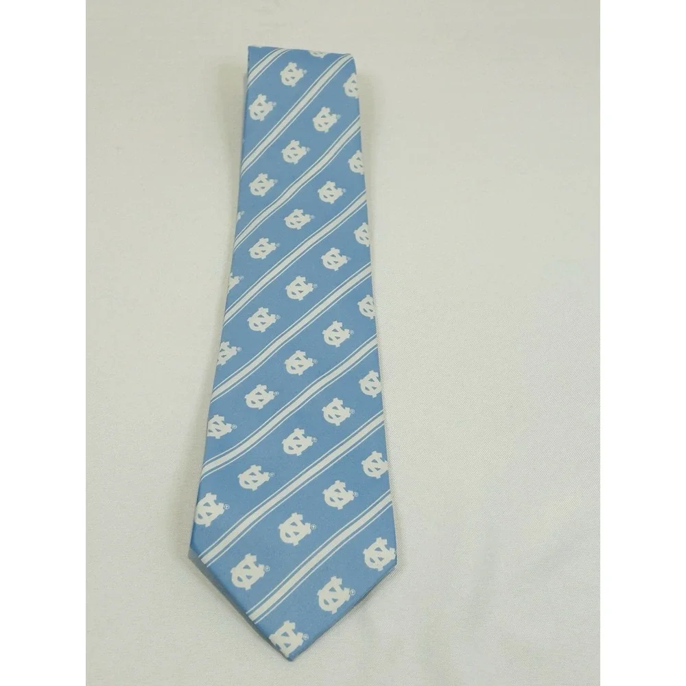 University of North Carolina Tie UNC Larson Sports Baby Blue White